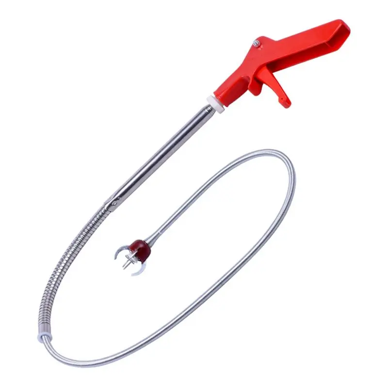 

B08B-Toilet Snake Clog Remover 1.3 Meter Drain Clog Remover For Household Drain Cleaning And Sewer Maintenance
