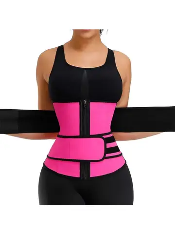 1pc Waist Trainer Slimming Body Shaper Fitness Belt Weight Loss Fat Burning Sport Girdle Sweat Trimmer Workout Cincher Shapewear