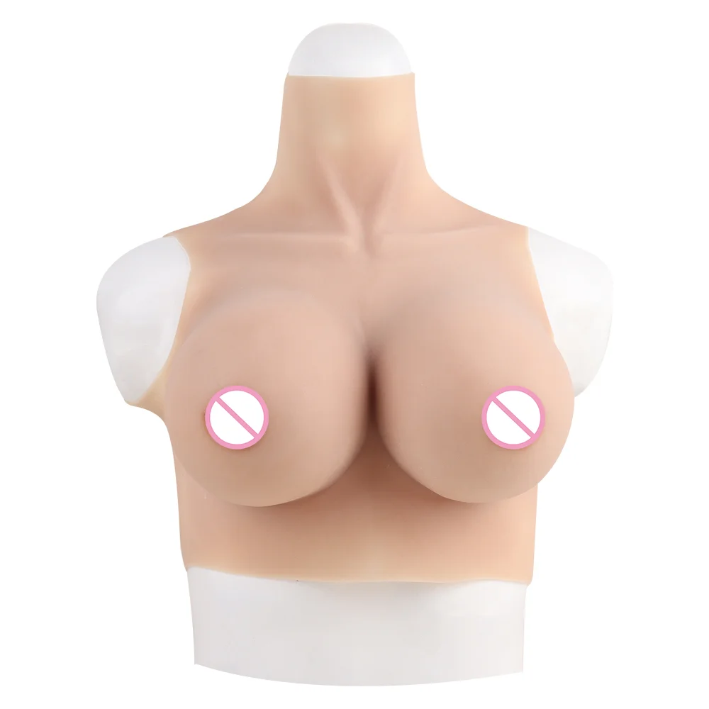 Cup G New Simulation Chest For Transvestite Crossdresser Silicone Tits False Breasts Forms For Transgender