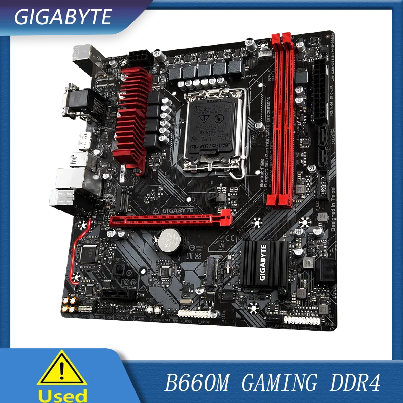 

Gigabyte B660M Gaming DDR4 LGA 1700 Intel 12th Gen Motherboard with 6+2+1 Phases Hybrid Digital VRM with MOS Heatsink