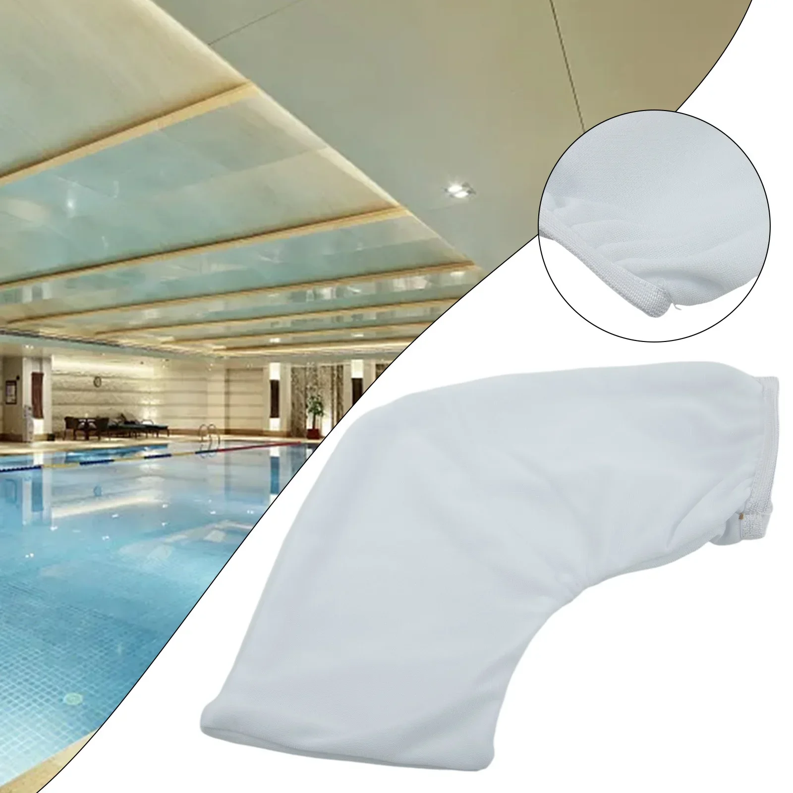 Pool Cleaner Bag Denser Nylon Filter For AIPER Handheld Rechargeable Battery Pool For Aiper H1 Cordless Vacuum Cleaner
