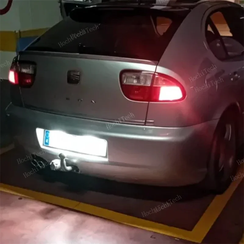 LED Number Plate Light Error Free License Plate Lamp For Seat Altea 2005-2009 Arosa Cordoba 6K 6L Leon 1M Toledo 5P Ibiza 6L