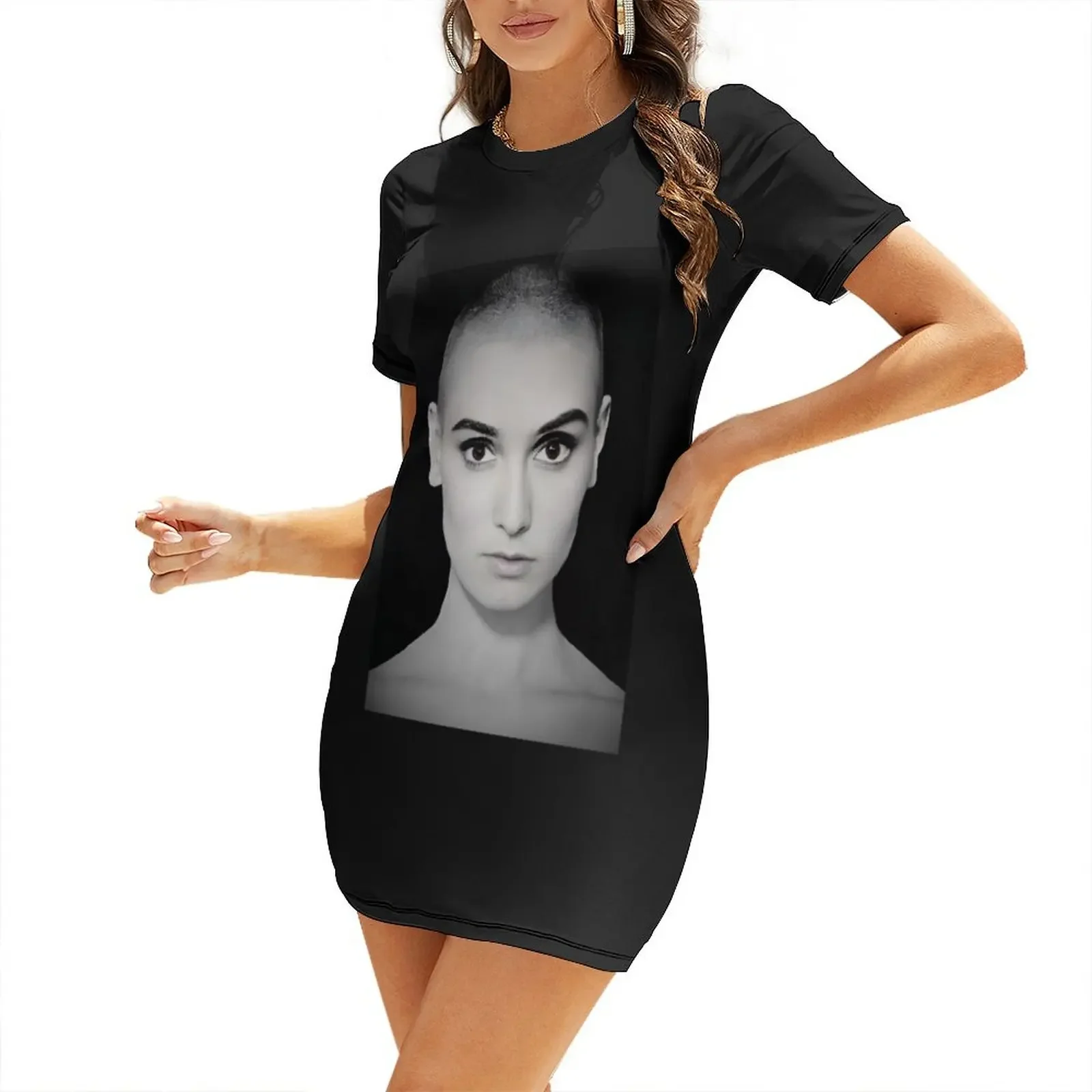 

sinead oconnor Short-Sleeved Dress Female clothing women's fashion dresses
