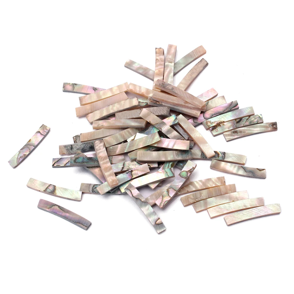 

10Pcs Abalone Shell Guitar Purfling Strip Colorful Inlay for Luthier Repair Mandolin Ukulele Binding