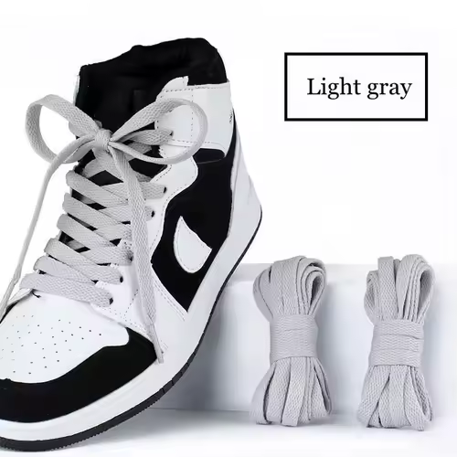 1 pair flat shoes Solid color shoelaces Canvas shoes sports and leisure shoelaces length 100/120/140/160/180cm Shoe accessories - Image 29