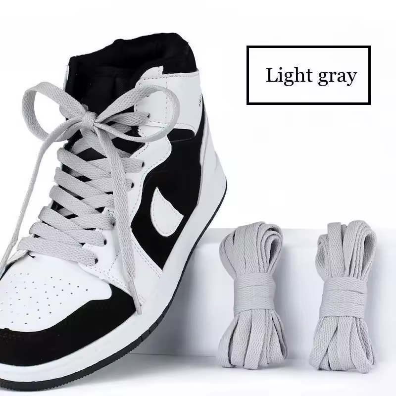 1 pair flat shoes Solid color shoelaces Canvas shoes sports and leisure shoelaces length 100/120/140/160/180cm Shoe accessories - Image 29