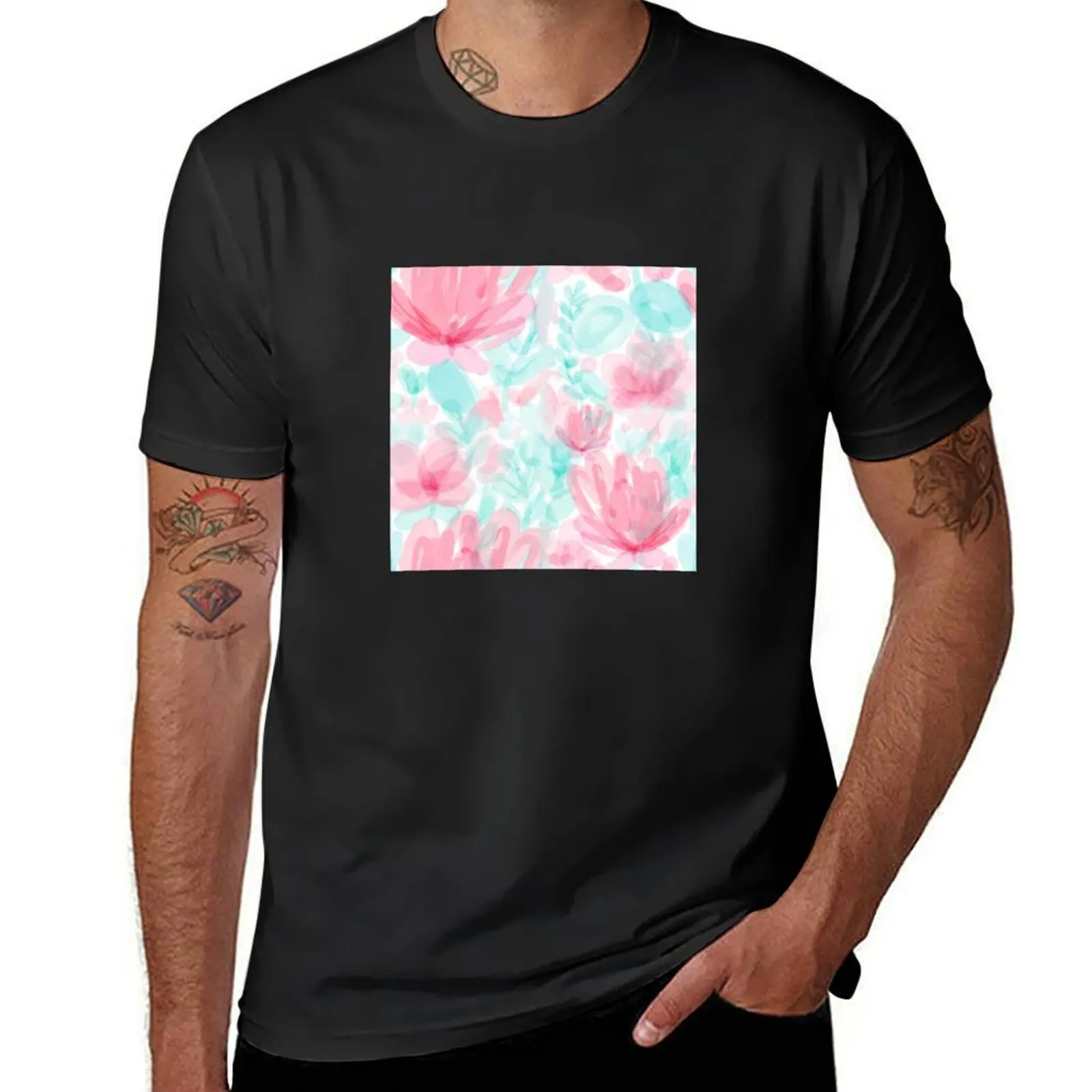 Pink Peonies Passion T-Shirt cute clothes oversized mens t shirt