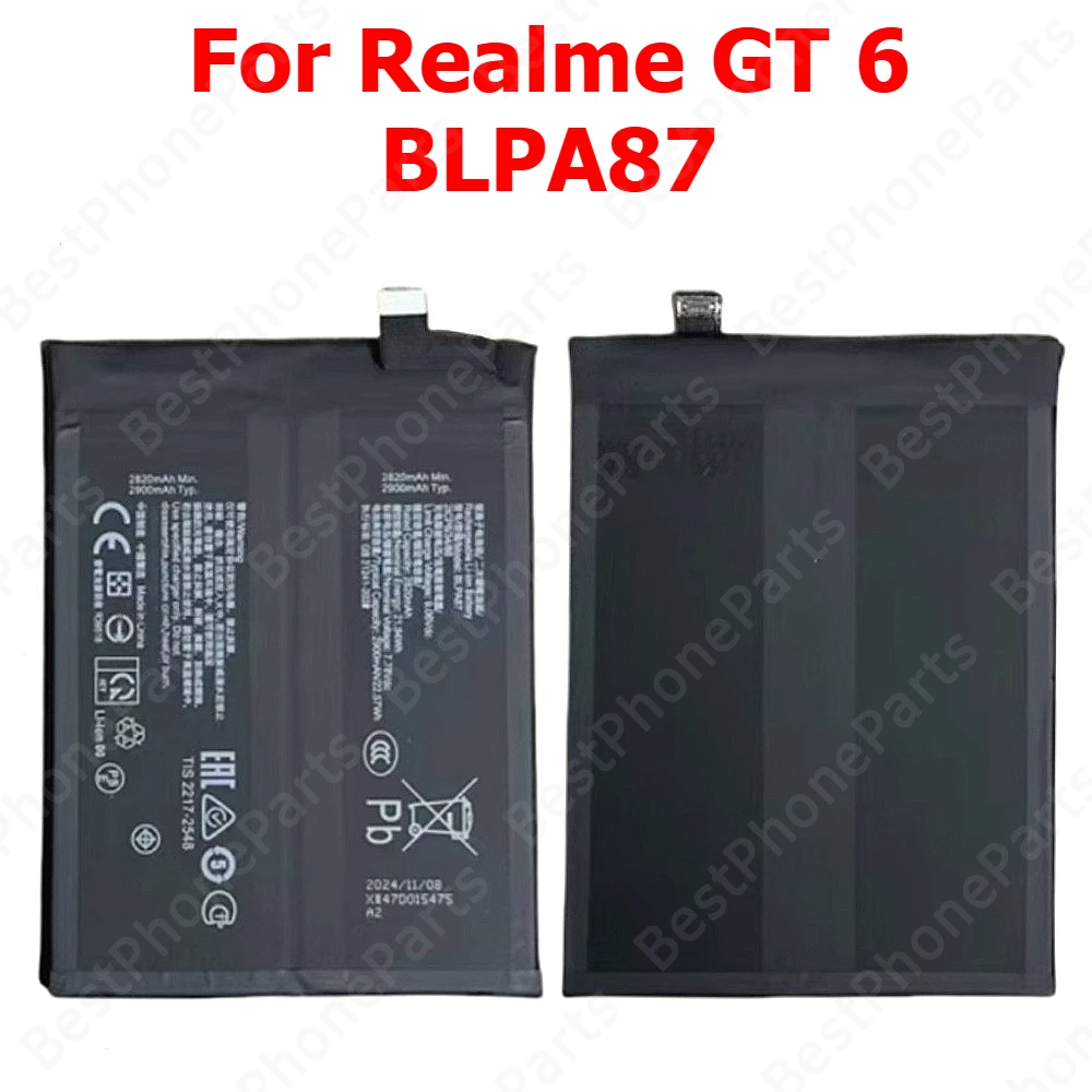 Battery For Realme GT6 GT5 Pro GT 6 5 Neo6 Neo5 SE BLPA87 BLPA51
