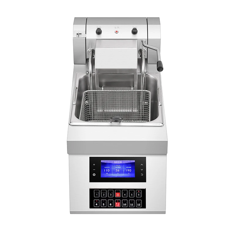 New Condition for Hotels Restaurants and Food Shops 8L Electric Auto-Lift Deep Fryer
