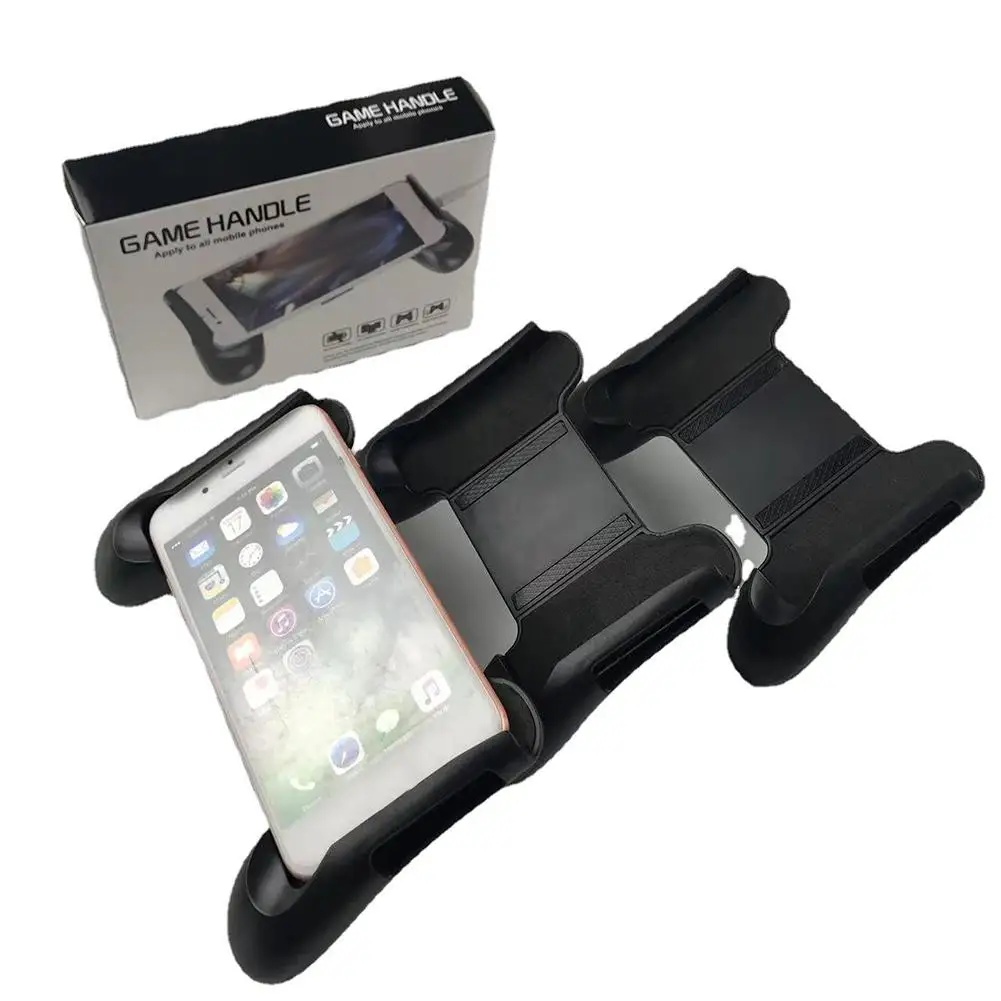 2 In 1 Mobile Phone Gaming Controller Holder For Aim Shooting Gamepad For Shooter Game Grip Aux Button Handle