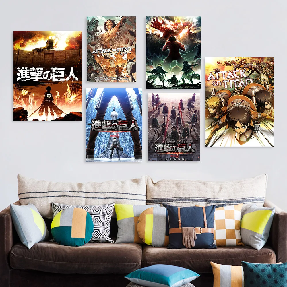 40 New High-definition Posters Classic Japanese Anime Canvas Painting Bar Room Manga Decoration Painting Art Esports Room