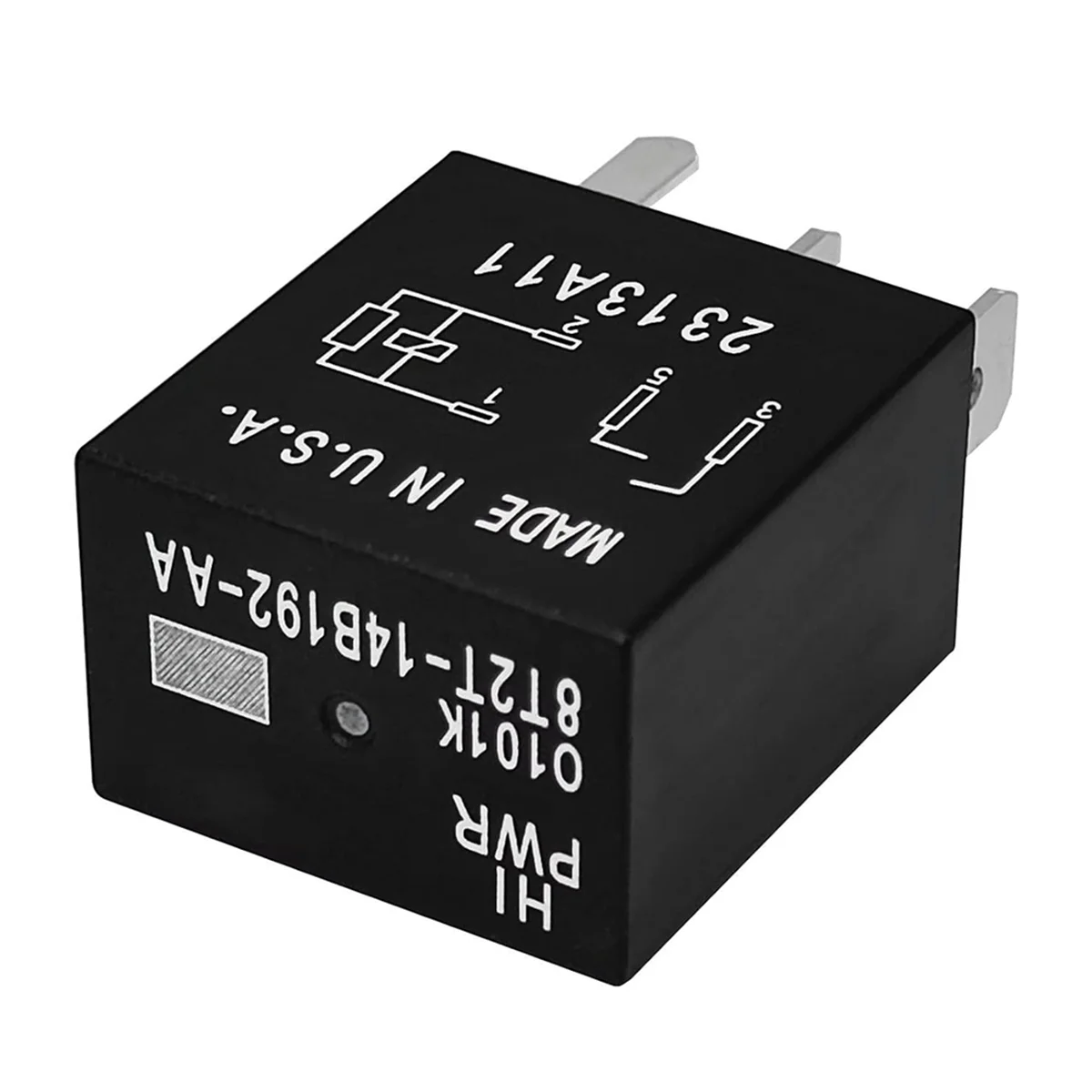 Relè ABNJ 8T2T-14B192-AA - Relè automobilistico a 4 pin 12 V CC - Sostituzione per il nuovo relè ventola Edge Mondeo Explorer