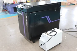 Draagbare Laser Schoonmaken Lassen En Snijden 3 In 1 Machine Acctek Laser Gun 3kw 2kw Laser Roest Verf Schoner Machine