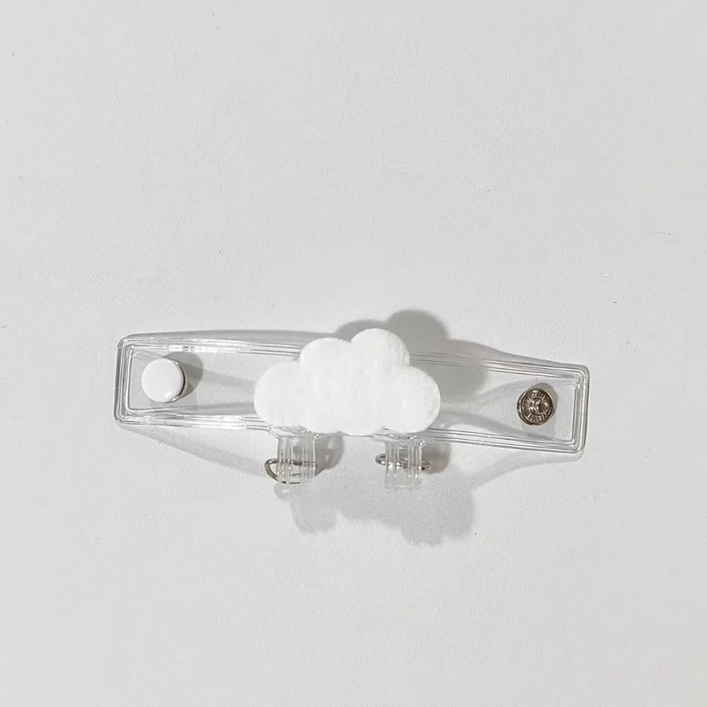 Funny Heart Bag Hanging Buckle Cloud Transparent Bag Extender Buckle Love Wing Pendant Buckle Student