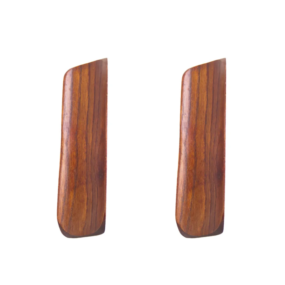 

2pcs Wooden Napkin Holder Sushi Dish Towel Tray Rectangular Plate for Sashimi Snack Dumpling (Beveled Edge)