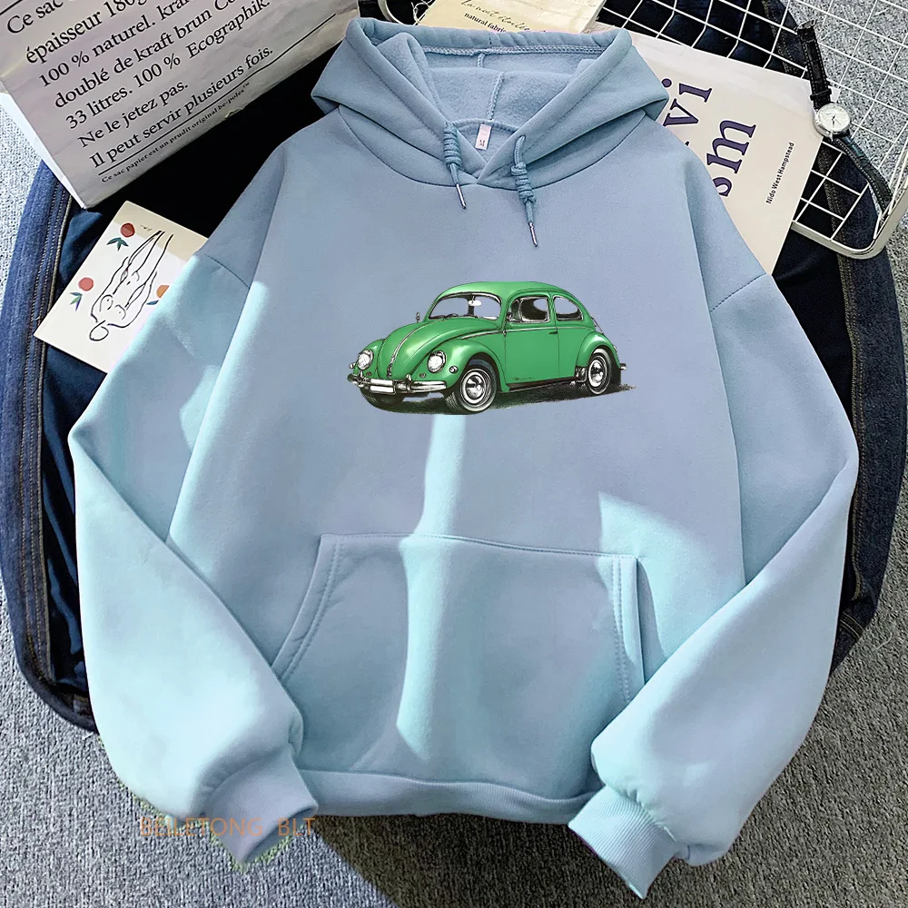 CRAZY VINTAGE CAR Sweatshirts Men's Stylish Unique Design Hooded Hoodies Couples Sweatshirts Jacket Spring Autumn Long Sleeve