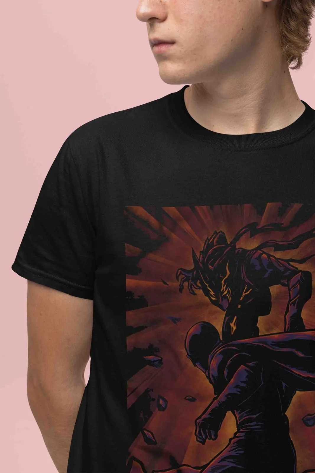 One Punch Man Shirt Saitama Tshirt Genos T-Shirt Tatsumaki Top Garou Anime Tee