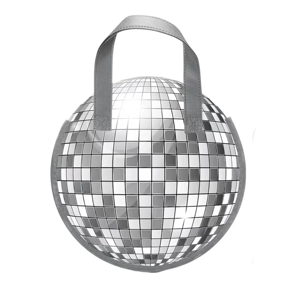 10 Stück Disco-Geschenktüten Disco-Ball-Geschenktasche Retro-Tasche 70er 80er 90er Junggesellinnenabschied Geburtstag Tanzparty-Gastgeschenk – Detail 2