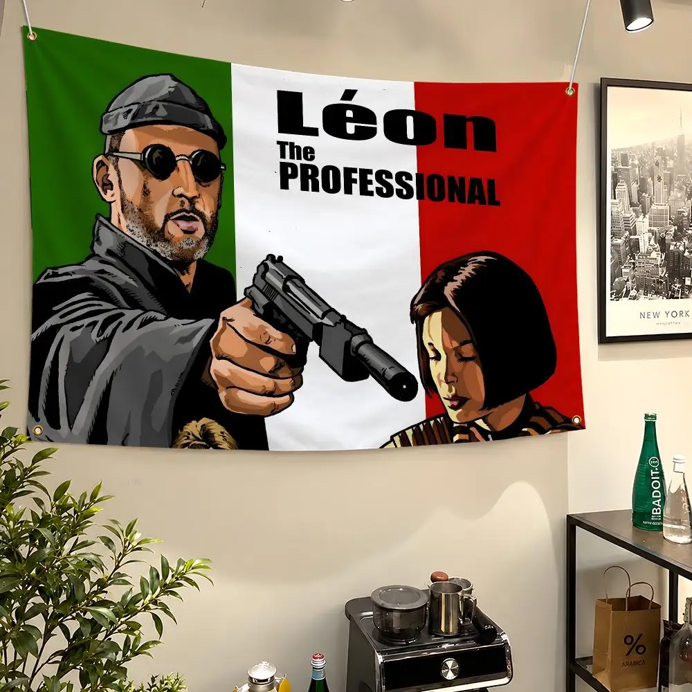Movie Leon The Professional Mathilda Flags Wall Hanging Flag Banners For Birthday Parties Outdoor Bedroom Dorm Room Decor