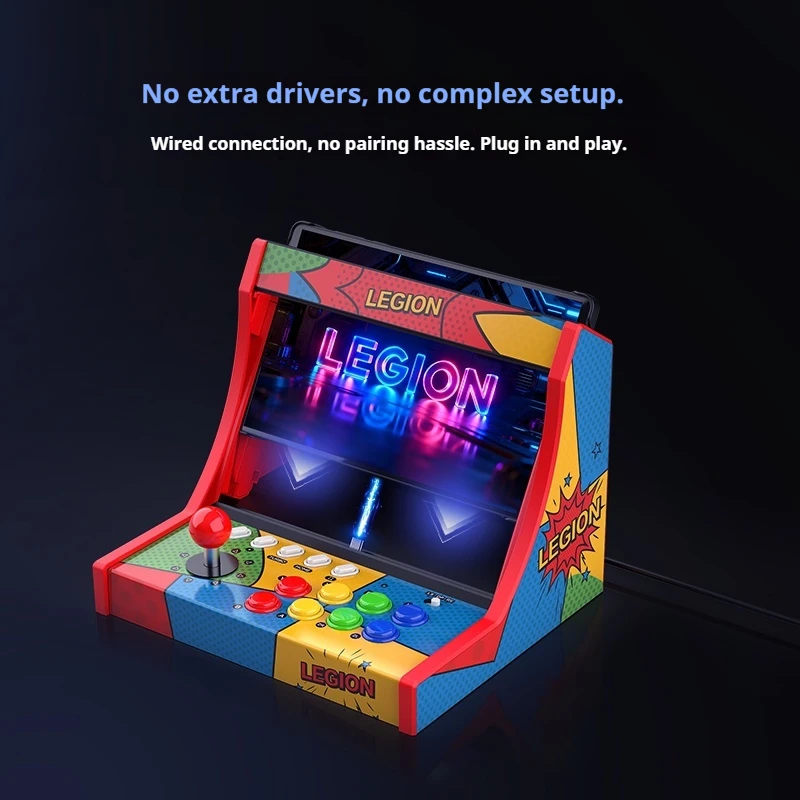 Lenovo Legion Arcade Dock for Y700 Tablet – Fight Stick Joystick Gaming Station 2