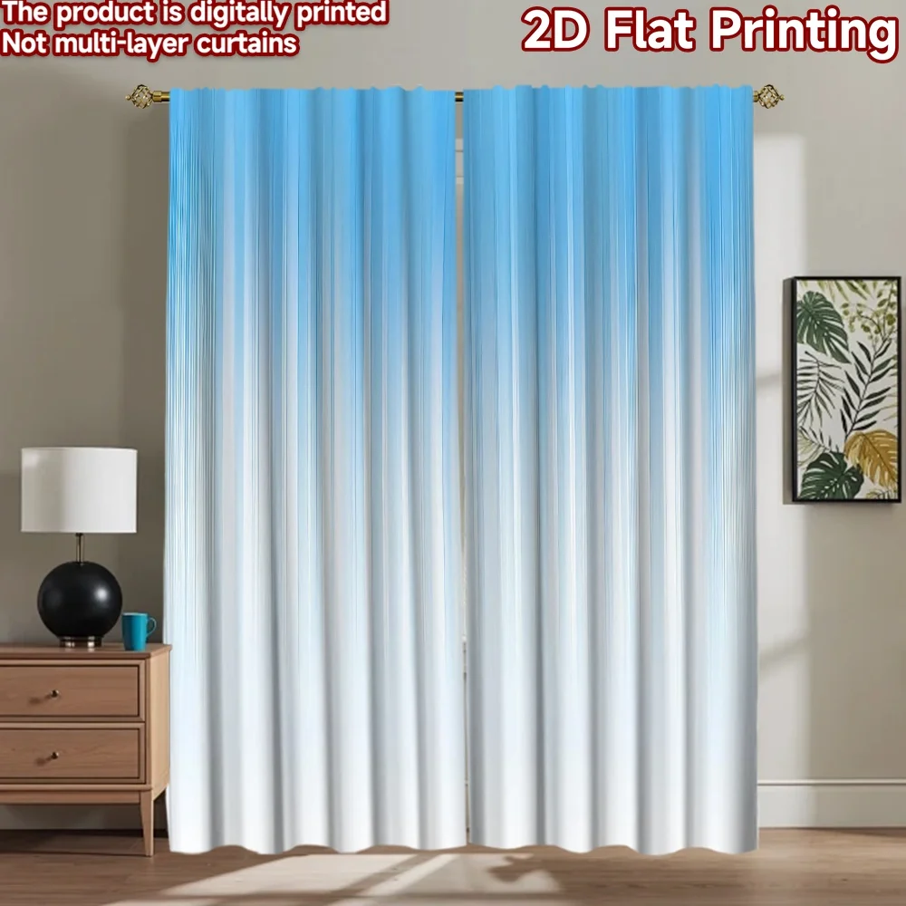 

1pc 2D flat Photography Backdrop Background cloth Blue Vertical Lines 100% Polyester Holiday Decorations Use for Holiday
