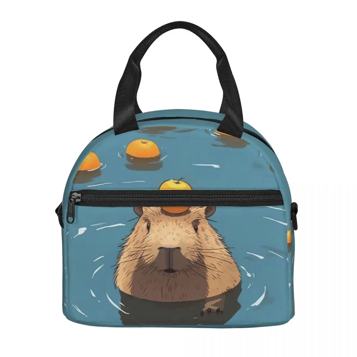 Рисунок 2 - Сумка для обеда на одно плечо с рисунком капибары