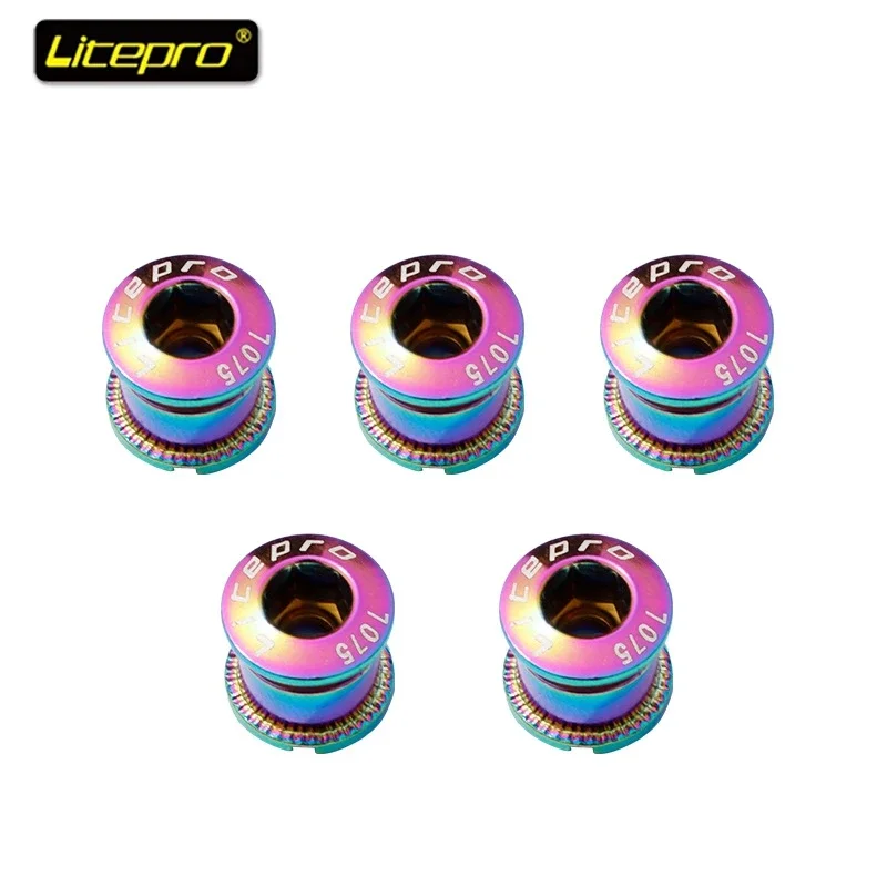 Litepro Single Speed Disc Screws 1 Pcs Mountain Bike MTB Steel Chainring Bolt For Crankset Chainwheel Iamok