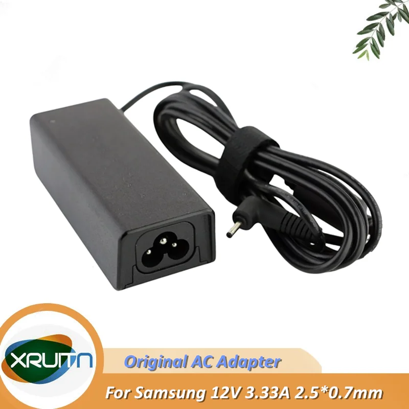 

Original AC Adapter Charger For Samsung 12V 3.33A 40W AD-4012A PSCV400112A XE700T1C-A01 XE500T1C-A03 Series Laptop Power Supply