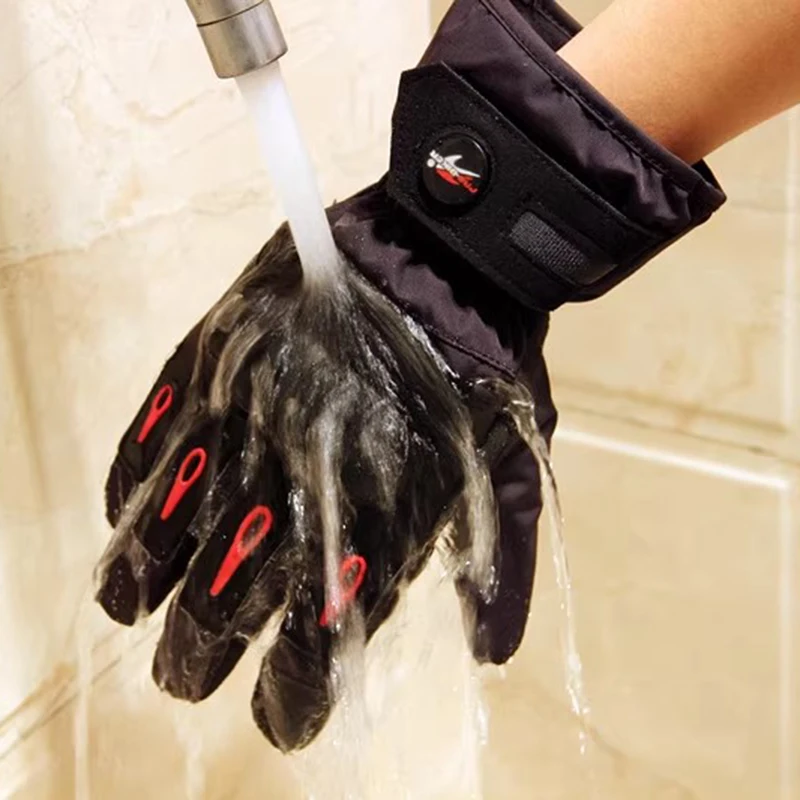 

Winter Warm Waterproof & Windproof Motorcycle Gloves with Touchscreen Compatible Luvas for Cold Weather Moto Cycling Men Women