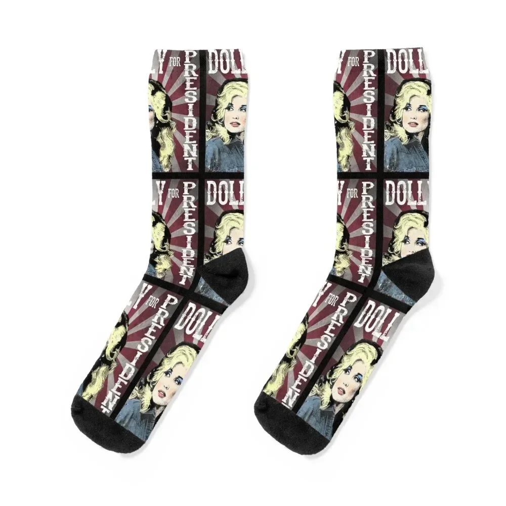 

Jane Dolly For President Dolly Parton Islands In The Stream Socks FASHION with print men cotton high quality Socks Men Women's