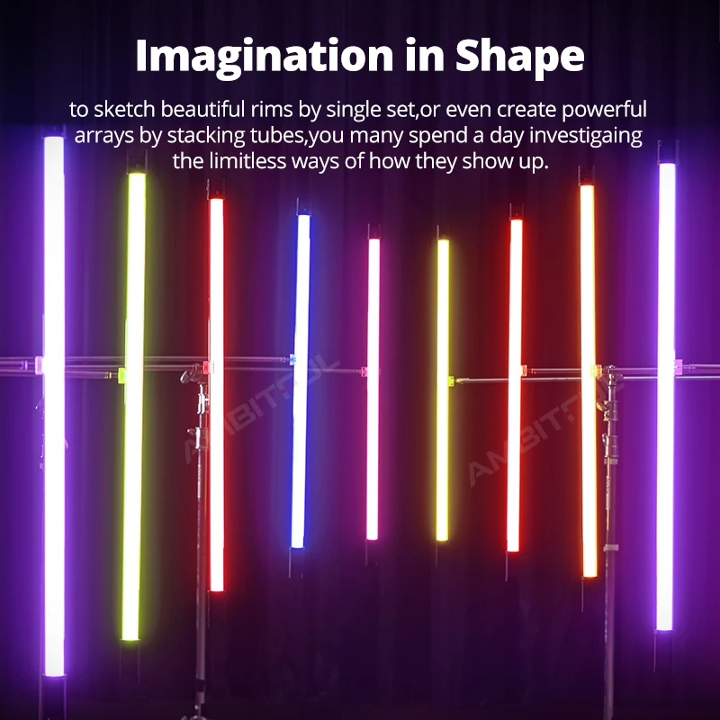 Godox TL120 TL120-K4 RGB اللون بافو مصباح أنبوبي التصوير يده عصا ضوء مع APP التحكم عن بعد للصور الفيديو