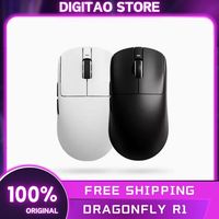 VXE Dragonfly R1 Series 2.4G Wireless Mouse R1 Pro Max Mice Lightweight PAW3395 SE FPS Customize Game Mouse For Win Mac Linux