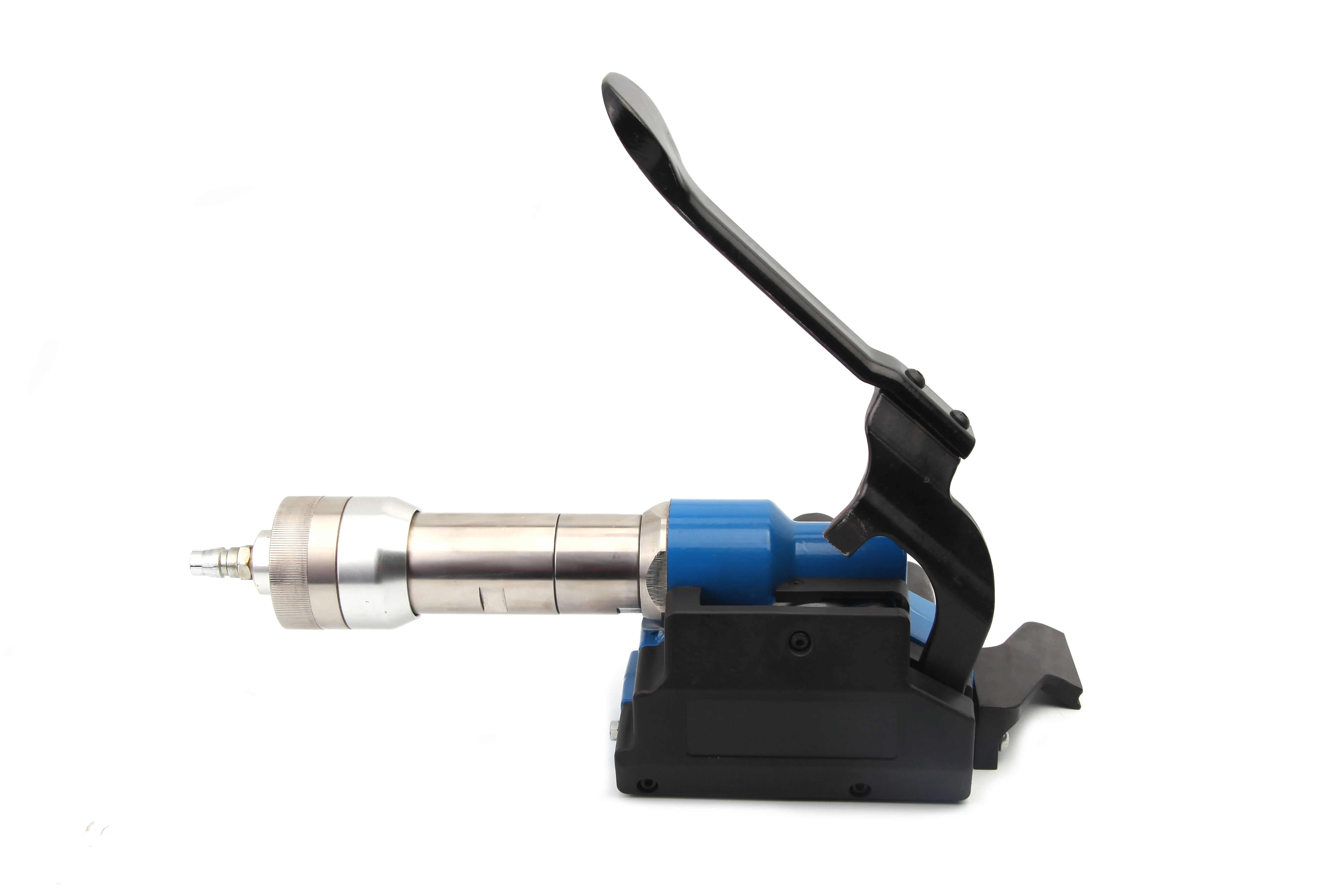 Semi-Automatic Pneumatic Tensioner Heavy Duty PET Strap Composite Fastening for Food Beverage Commodities Paper Easy Operate New