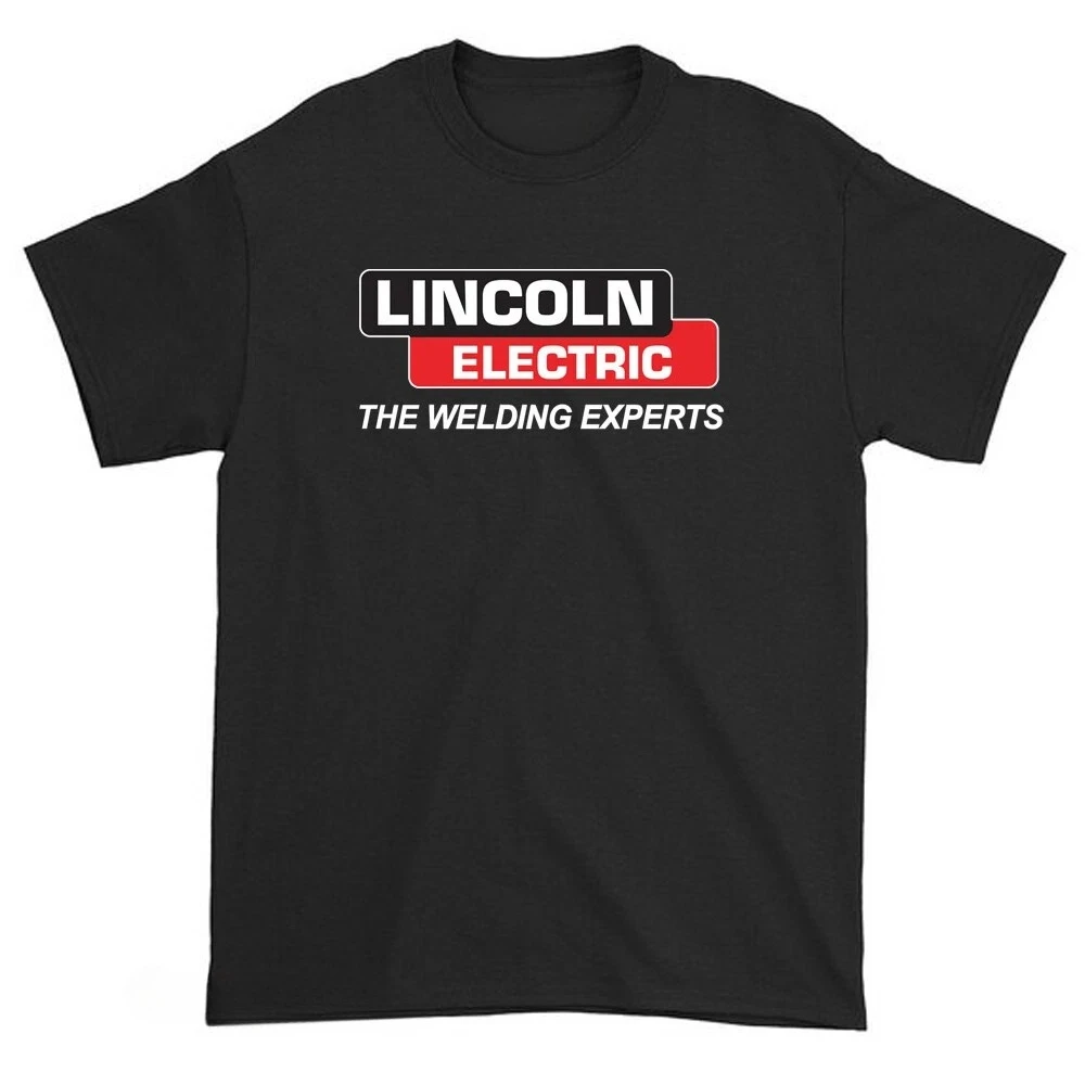 New Lincoln Electric Logo American Funny T Shirt Graphic Cotton Tee Printing High-end Luxury Unisex Style