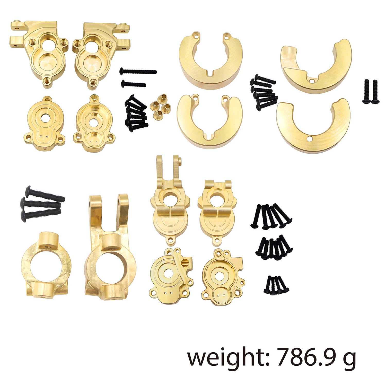 Yikong YK4106 YK4107 Messing Vorderachse Achsschenkel Hinterrad Sitz C Nabe Gegengewicht Block Rüstung 1/10 RC Auto Upgrade Teile