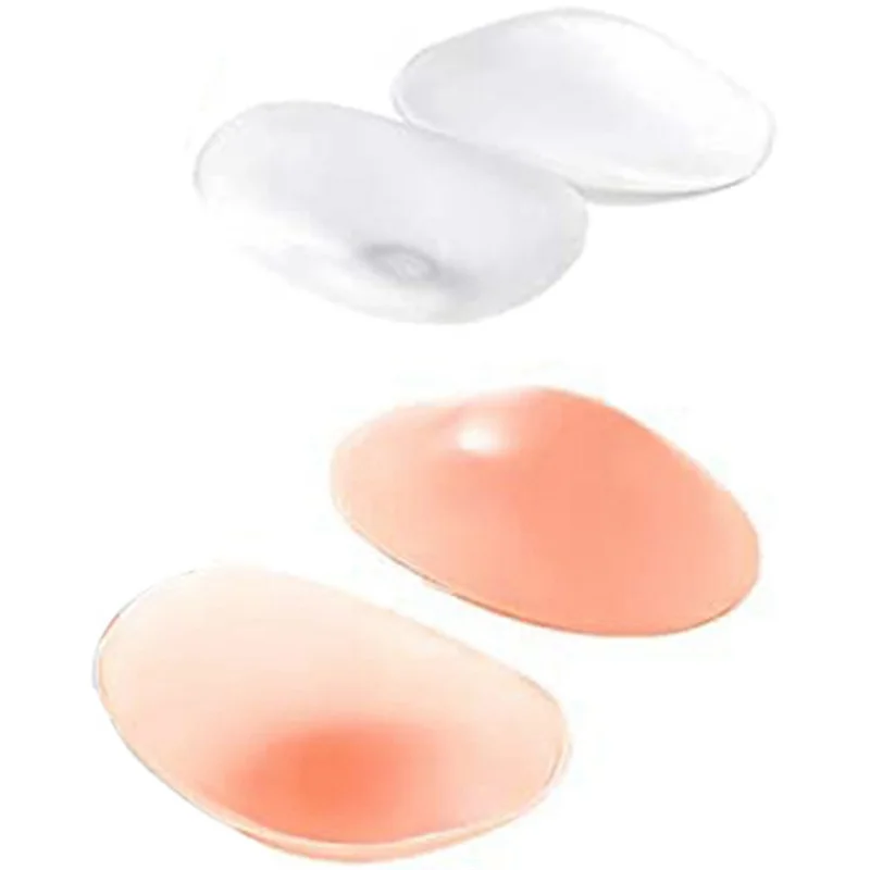 Silicone Shoulder Pads for Womens Clothings, Anti-Slip Shoulder Push-Up Pads, Reusable, Invisible Enhancer 2 Pair