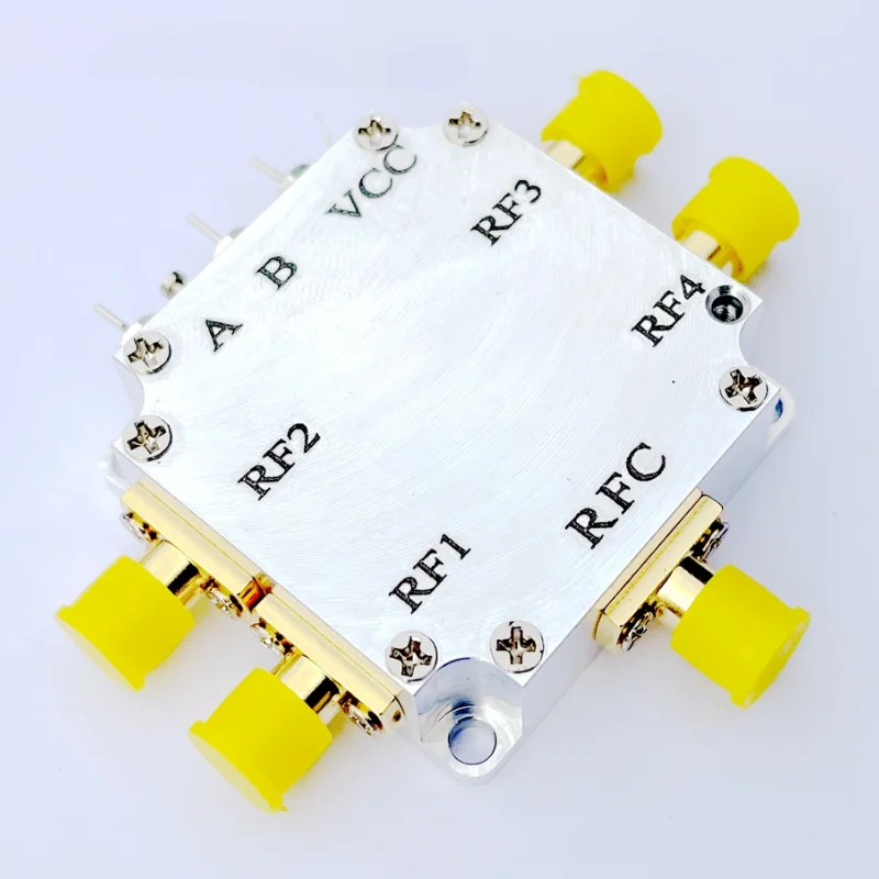 

SP4T All Quad RF Electronic Switches 1M-3GHz Broadband Wide Height Isolation Low Insertion Loss 1dB Small Size