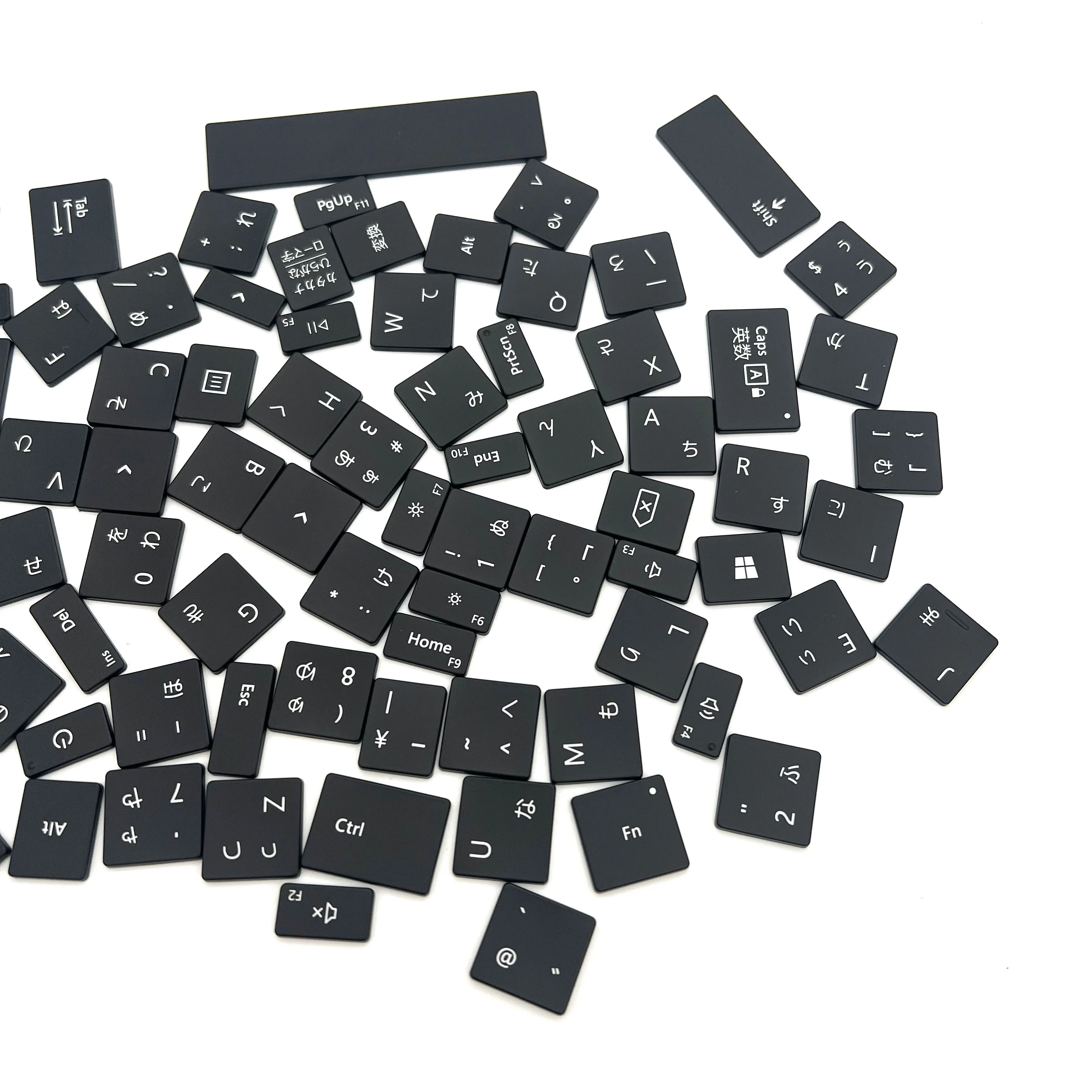 Oryginał dla Surface Laptop 3 4 5 Nakładka na klawiaturę Nakładka na klawiaturę 1868 1867 1872 1873 19511958   1959 Zestaw nasadek na klawisze w wersji czarno-srebrnej JP — zdjęcie produktu 5