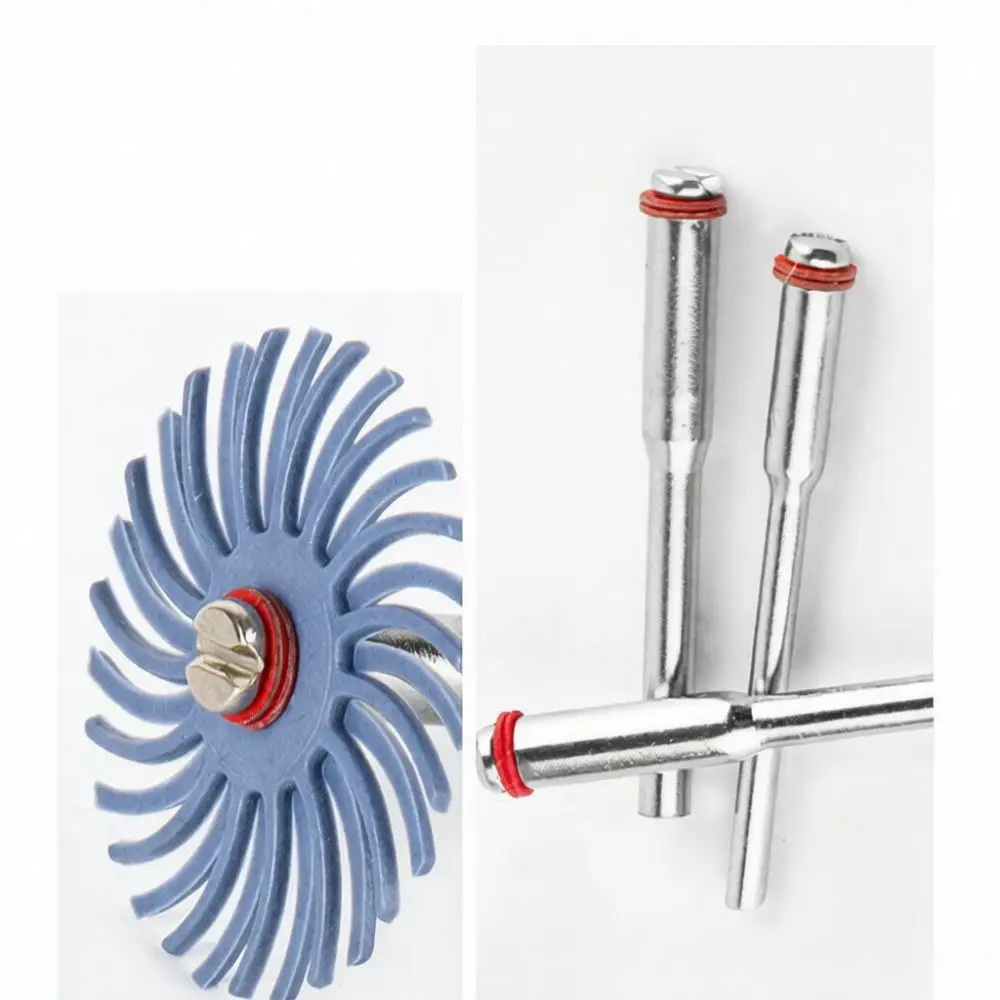 Cyclone Flap Wheel Polishing Bit For Wood Carving Olive Pit Bodhi Root Grinding Detail Finishing Diamond Rotary Tool Accessory