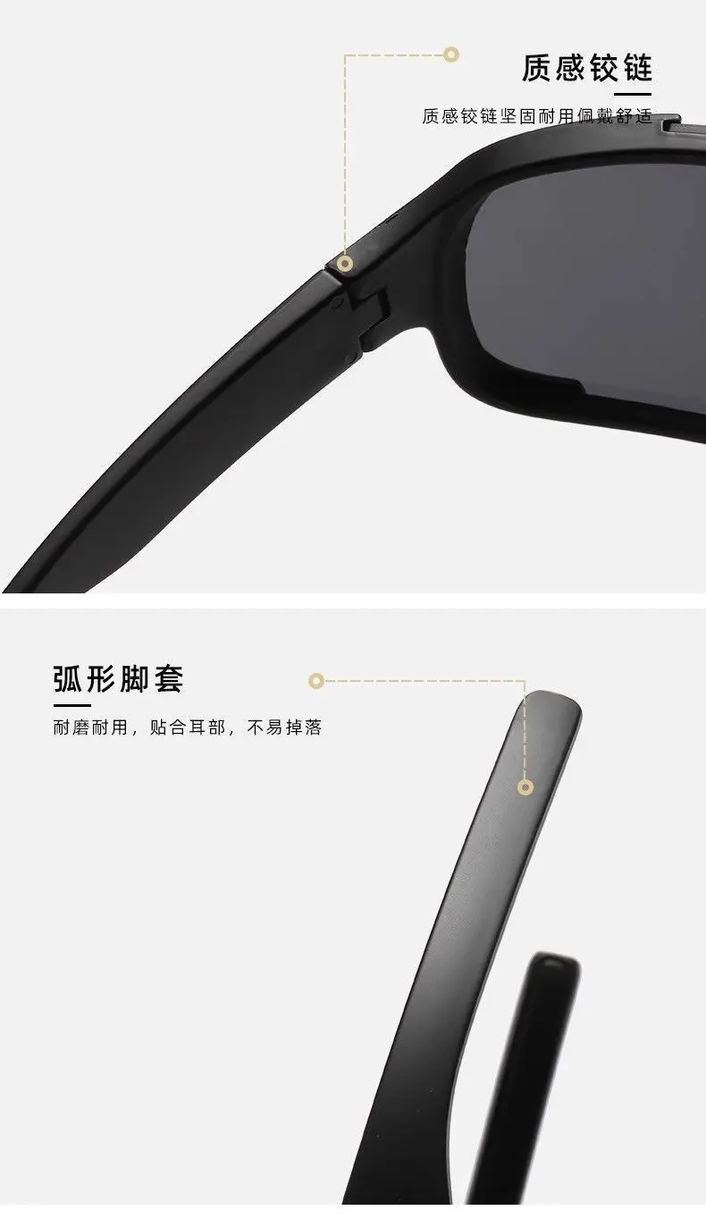 Neue Y2K-Stil Radfahren Sonnenbrille winddichte Brille für Männer Frauen Retro-reflektierende Folie Objektiv Straßenreiten Sportbrille – Detail 6