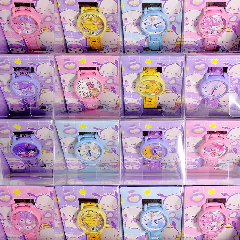Hello Kitty Kuromi New Cartoon Watch   Student Quartz Watch Gift Set   Birthday and Holiday Gifts view 3