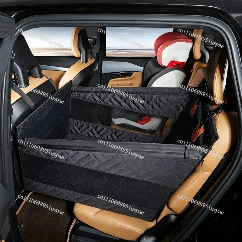 Dog Car Seat for Small To Large Dogs Pet Nest Back Seat Extender for Car Back Seat Waterproof Dog Hammock with Mesh Pocket