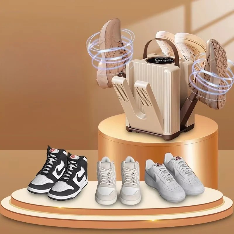 

New Six-Arm Shoe Dryer for Use Multi-Functional Compact Clothes with Smart Timer Dehumidifying Laundry Supply
