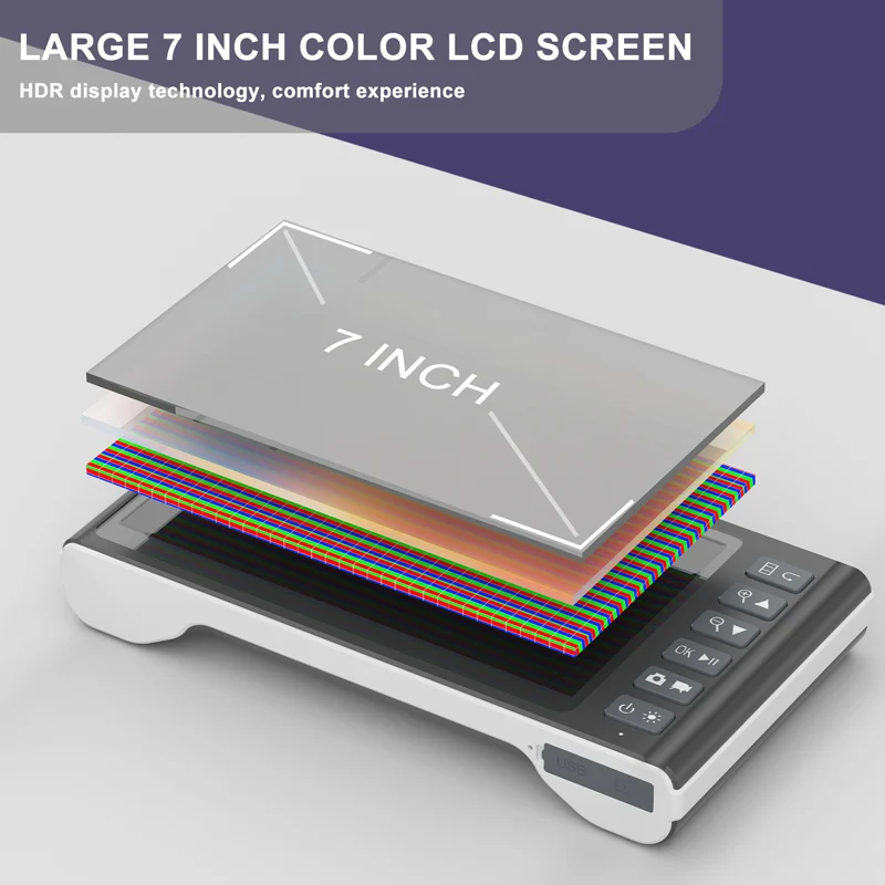 7 بوصة IPS شاشة منظار الأذن كاميرا HD1080P 3.9 مللي متر USB البصرية الأذن نظافة الأذن ملعقة الأذن التفتيش المنظار 32 جيجابايت TF بطاقة أداة