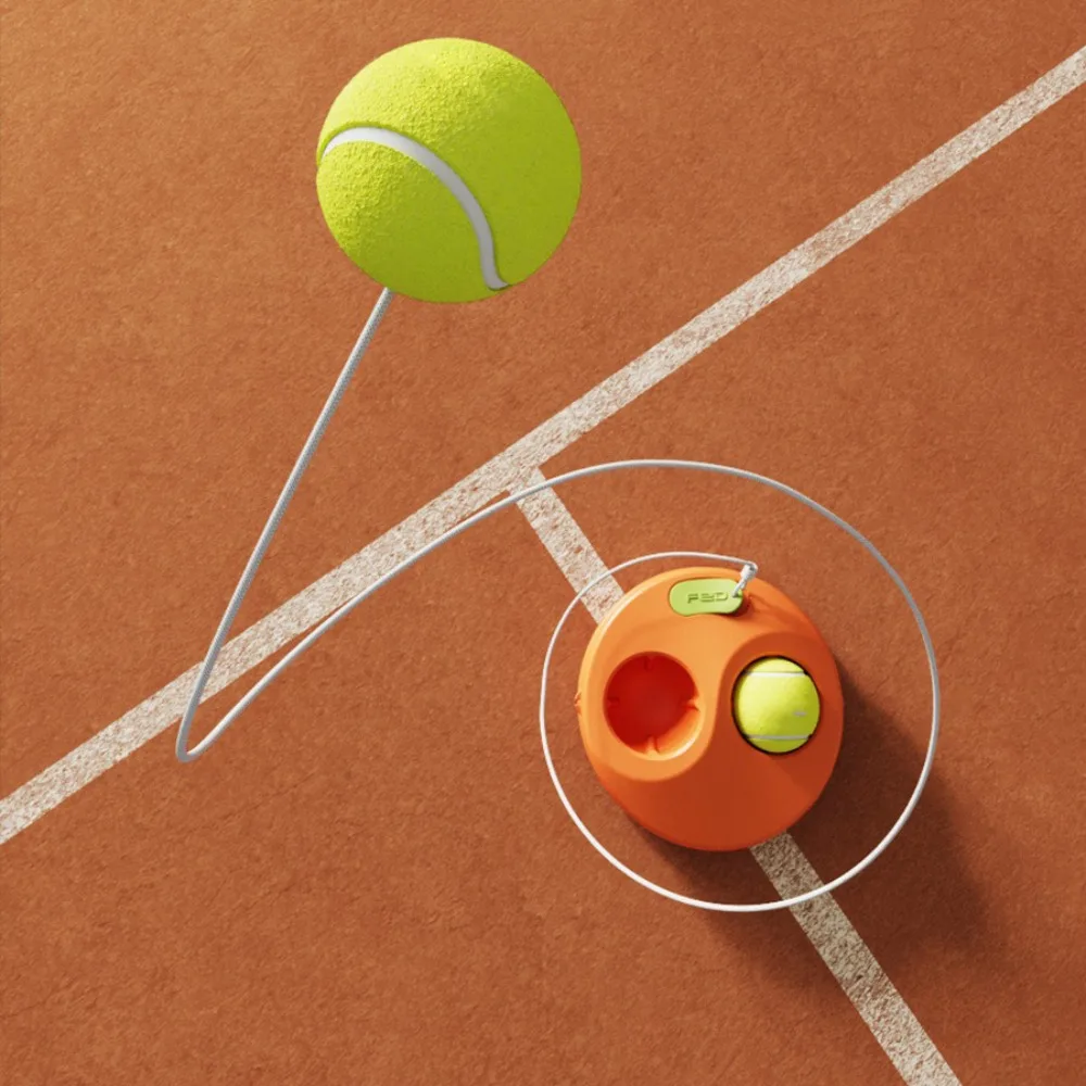 

Portable Tennis Racket Bag Professional Training Tennis Trainer Lightweight Durable Tennis Racket Crossbody Backpack