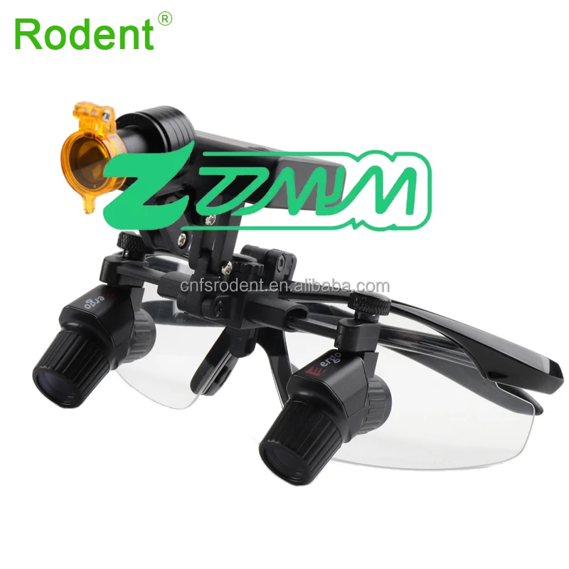 

Ден Тал Медицинские Лупы с Фарами 3.0X/4.0X/5.0X/6.0X Увеличение Ergo Loupes ден tal Лупы