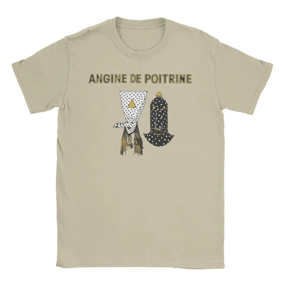 Printed Angine De Poitrine Rock Band T Shirt For Unisex Cotton T