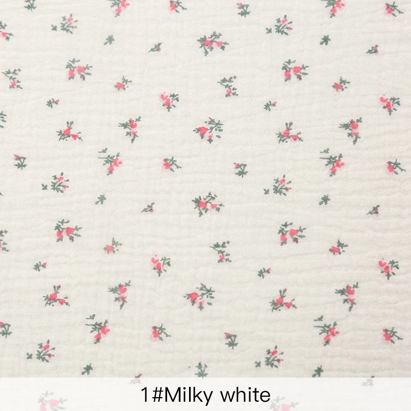 Soft Heart Print Cotton Sewing Fabric for DIY Projects