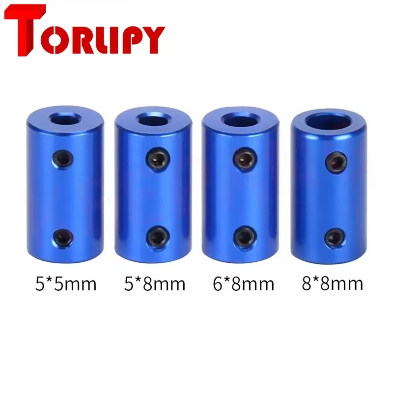 Aluminum Flexible Coupling Bore 5mm 8mm 3D Printer Parts Blue Flexible Shaft Coupler Screw Stepper Motor Flexible Shaft Coupler