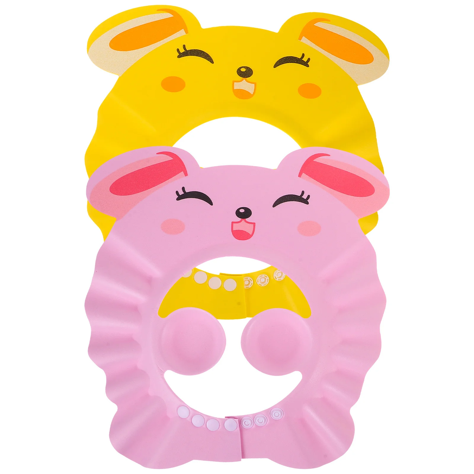 

2 шт., детская шапочка для душа, регулируемая шапочка для мытья волос, щиток для мытья волос для малышей, шапочка для ванны для детей, детская шапочка для душа для ванны